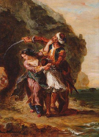 Eugene Delacroix Bride of Abydos oil painting picture